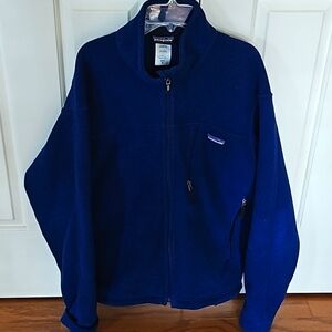 Patagonia Men's Medium Blue Synchilla Full Zipper